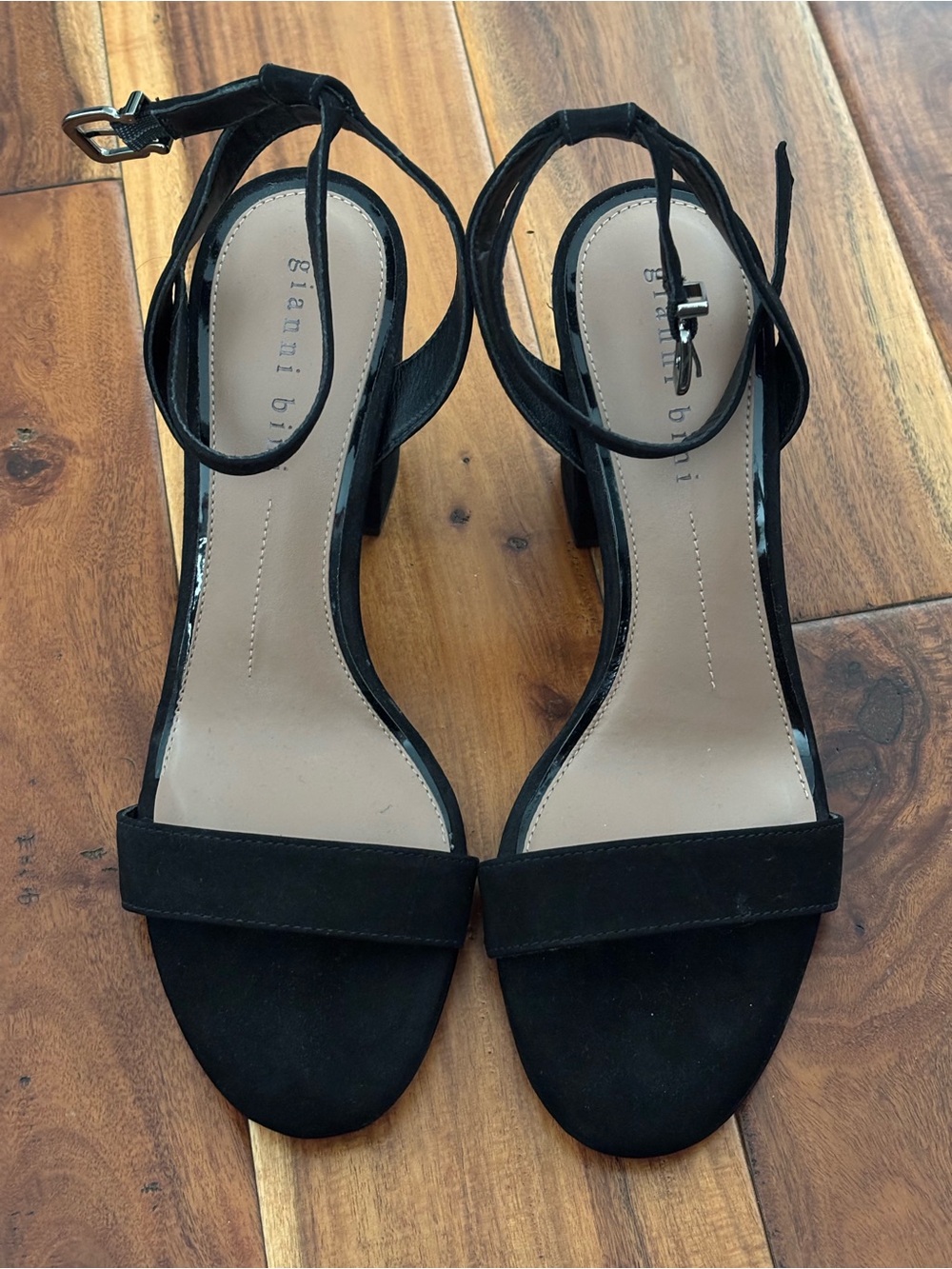 Black Strappy Heels